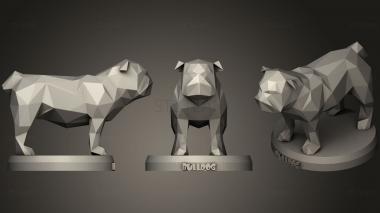 3D model Poly Bulldog (STL)